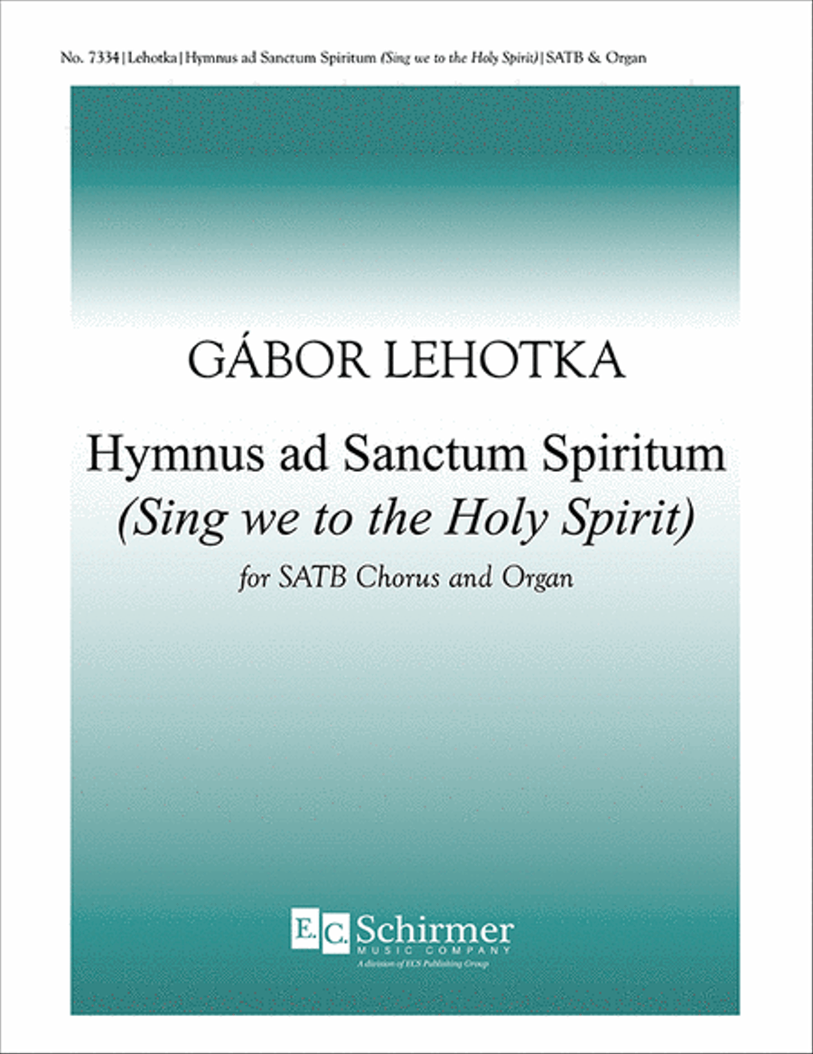 Hymnus ad Sanctum Spiritum 4-Part scores gallery preview page 1