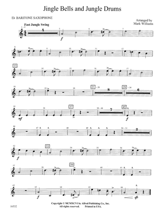 Jingle Bells and Jungle Drums: E-flat Baritone Saxophone