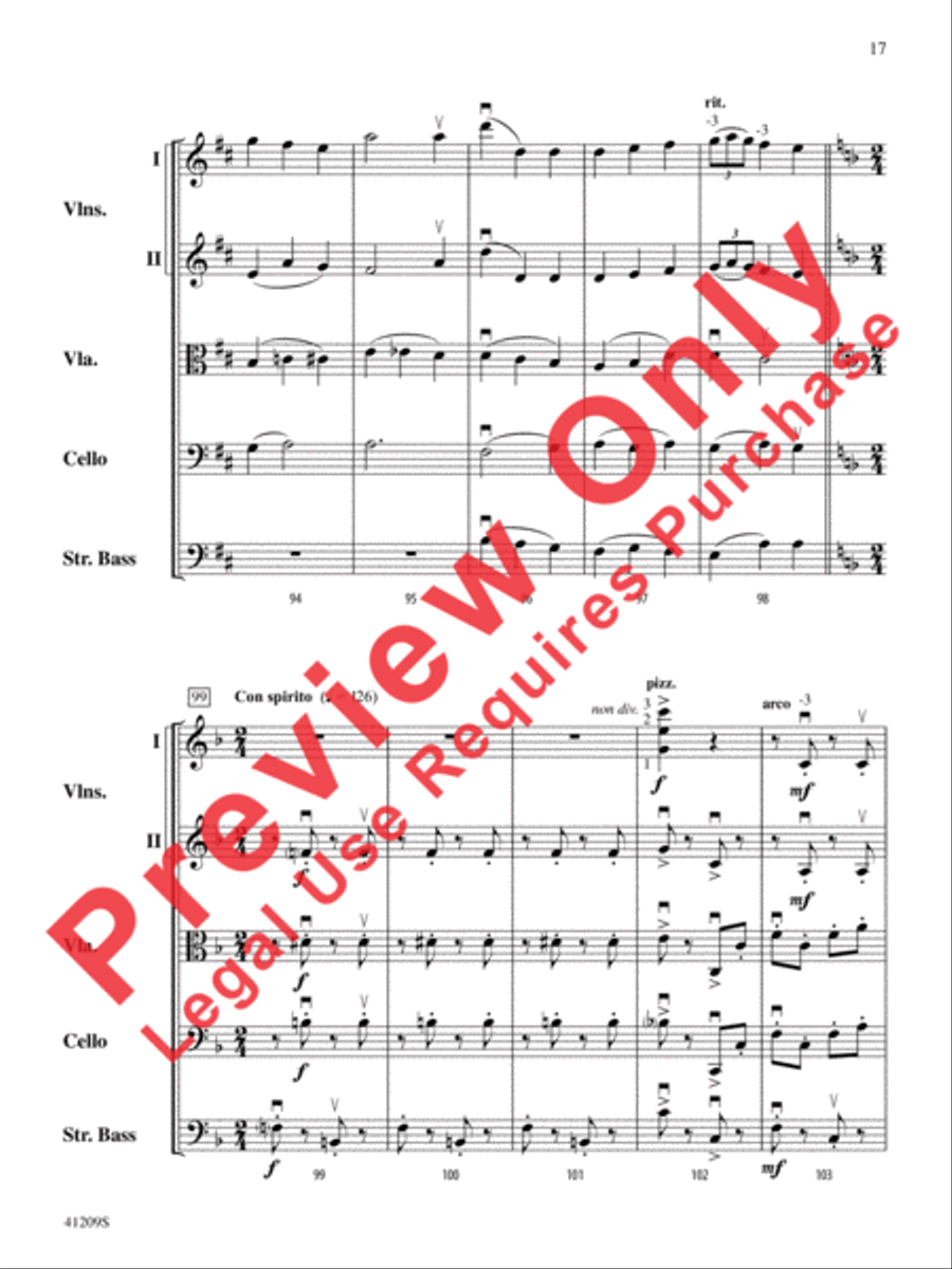The Wizard of Oz String Orchestra scores gallery preview page 18