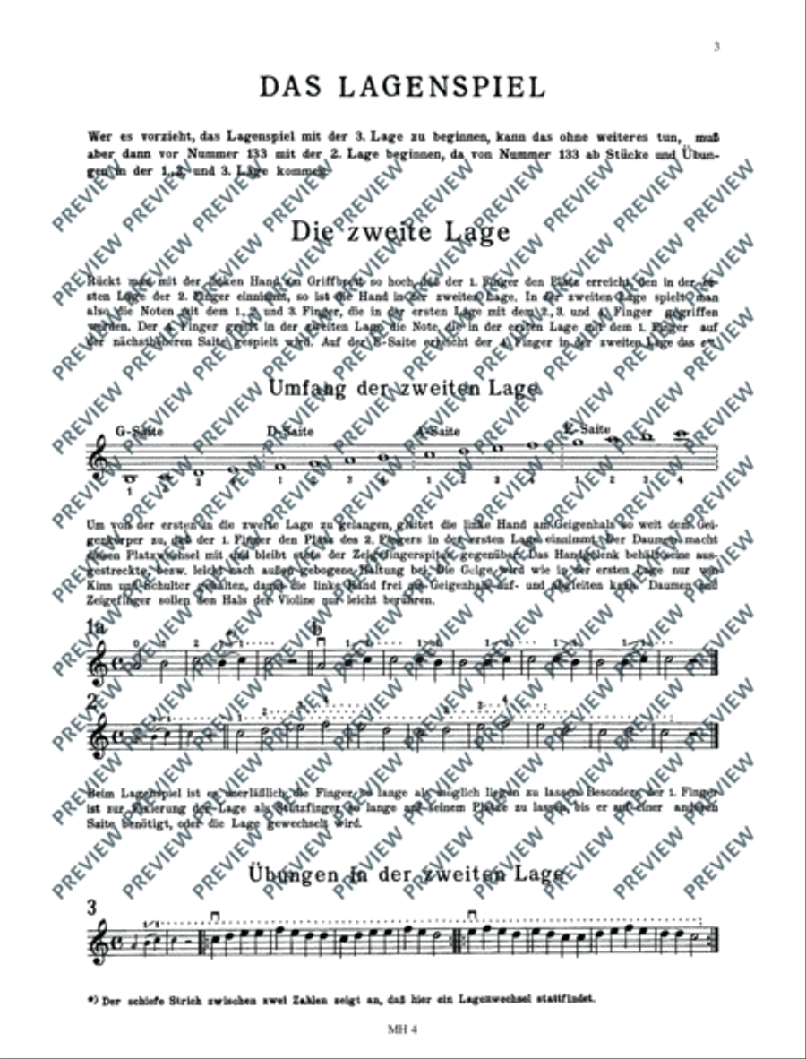 Das Geigenspiel Das Geigenspiel Violin scores gallery preview page 4