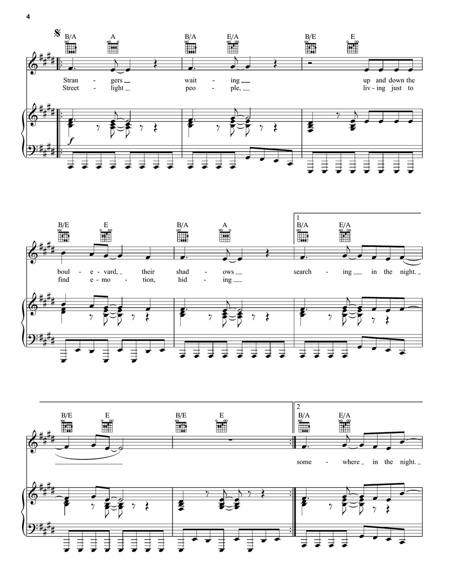 Don't Stop Believin' Acoustic Guitar scores gallery preview page 4