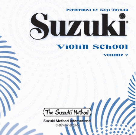 Koji Toyoda: Suzuki Violin School, Volume 7 - Compact Disc