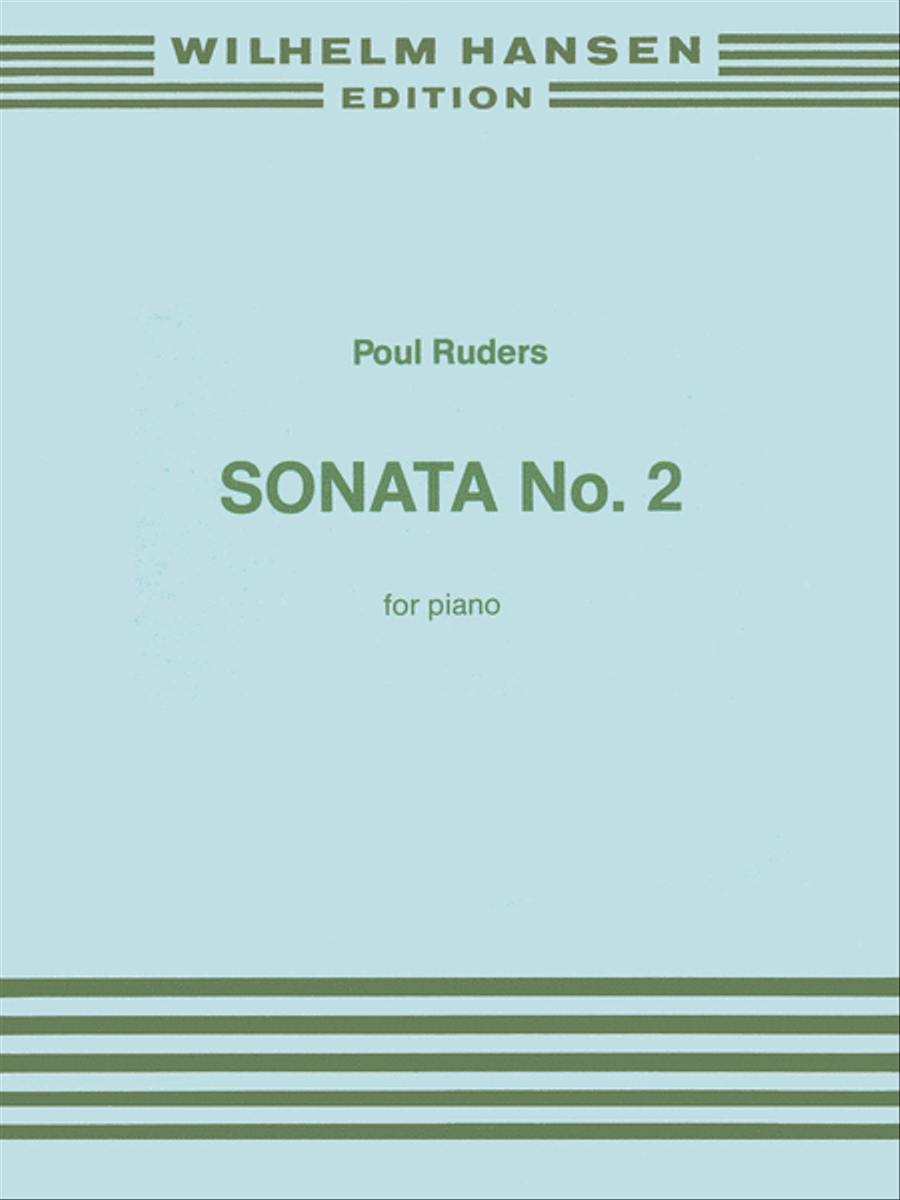 Poul Ruders: Sonata No.2 For Piano Piano Solo scores gallery preview page 1