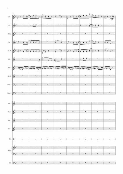 The Nutcracker Suite Op. 71a arranged for Chamber Winds, Percussion & Keyboard