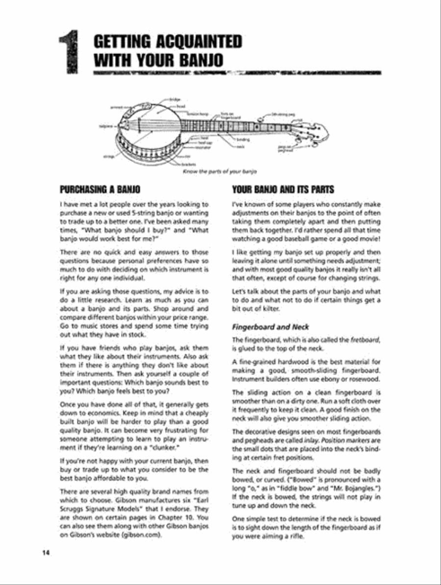 Earl Scruggs and the 5-String Banjo Guitar Tablature scores gallery preview page 3