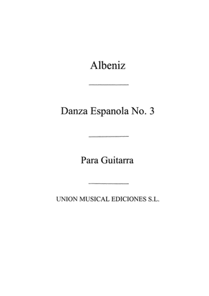 Book cover for Danza Espanola No.3