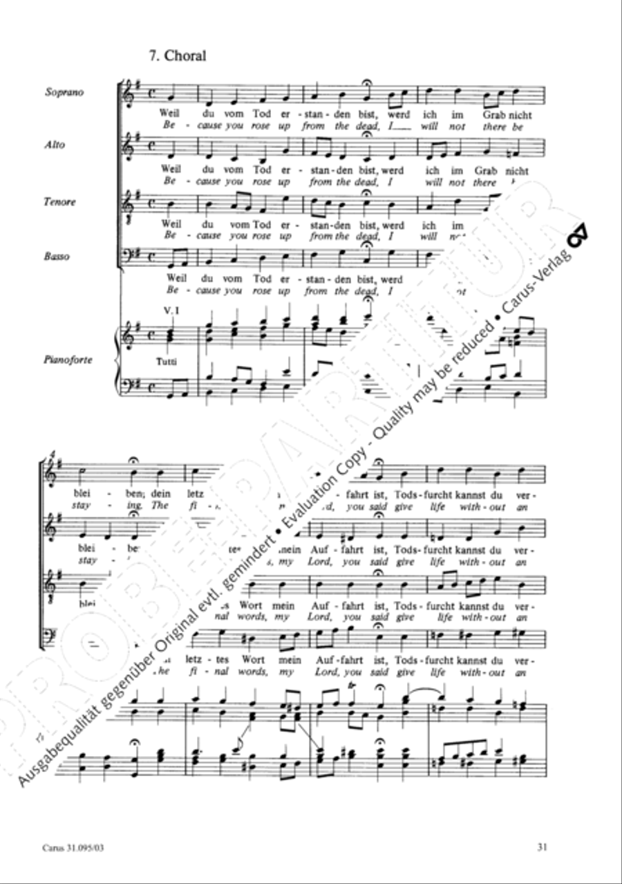 For me to live is Jesus (Christus, der ist mein Leben) STB scores gallery preview page 32