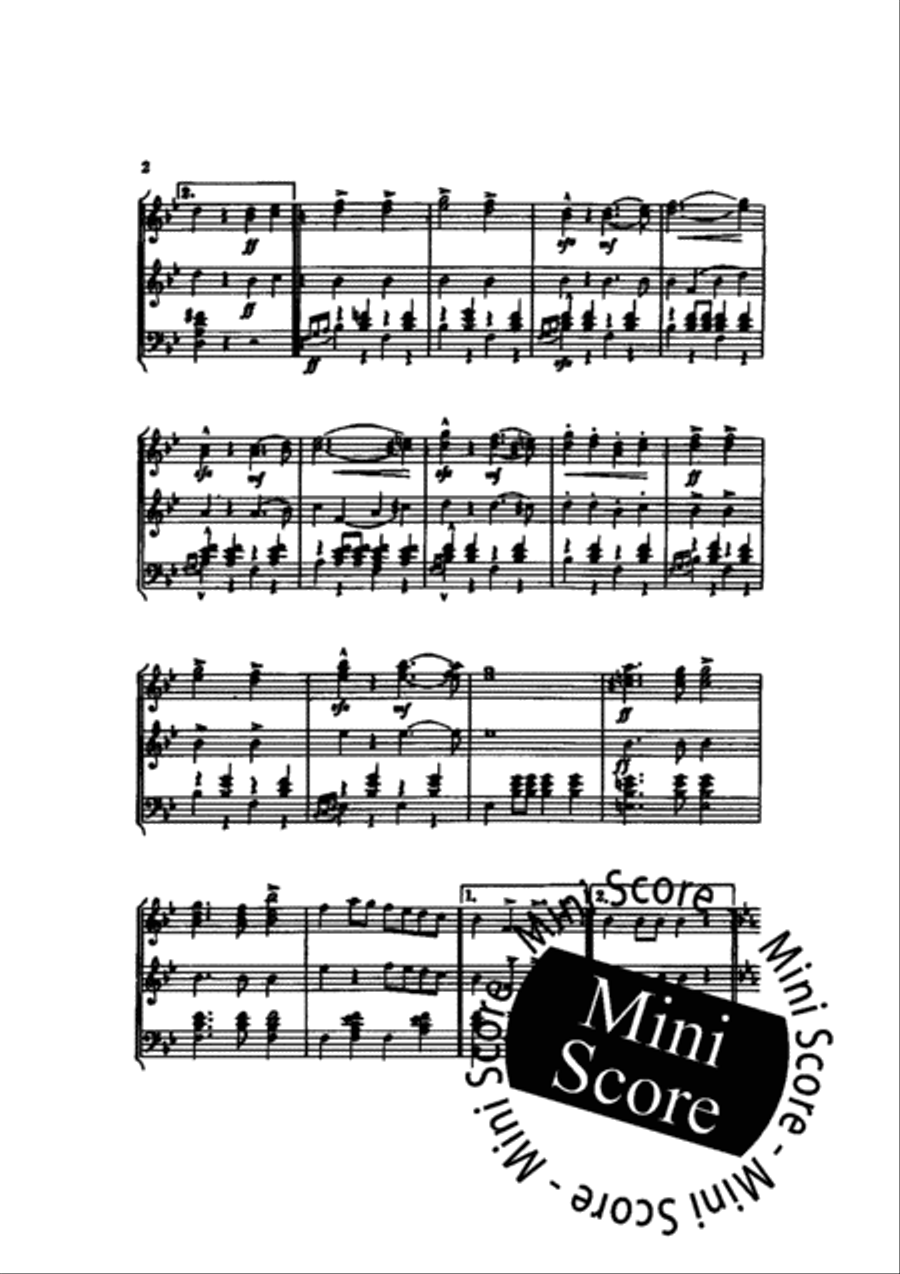 Schneidig Vor Schneidig Vor Fanfare Band scores gallery preview page 4