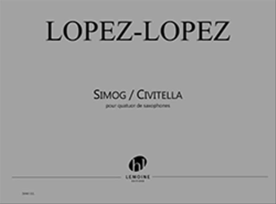 Simog / Civitella Saxophone Quartet scores gallery preview page 1