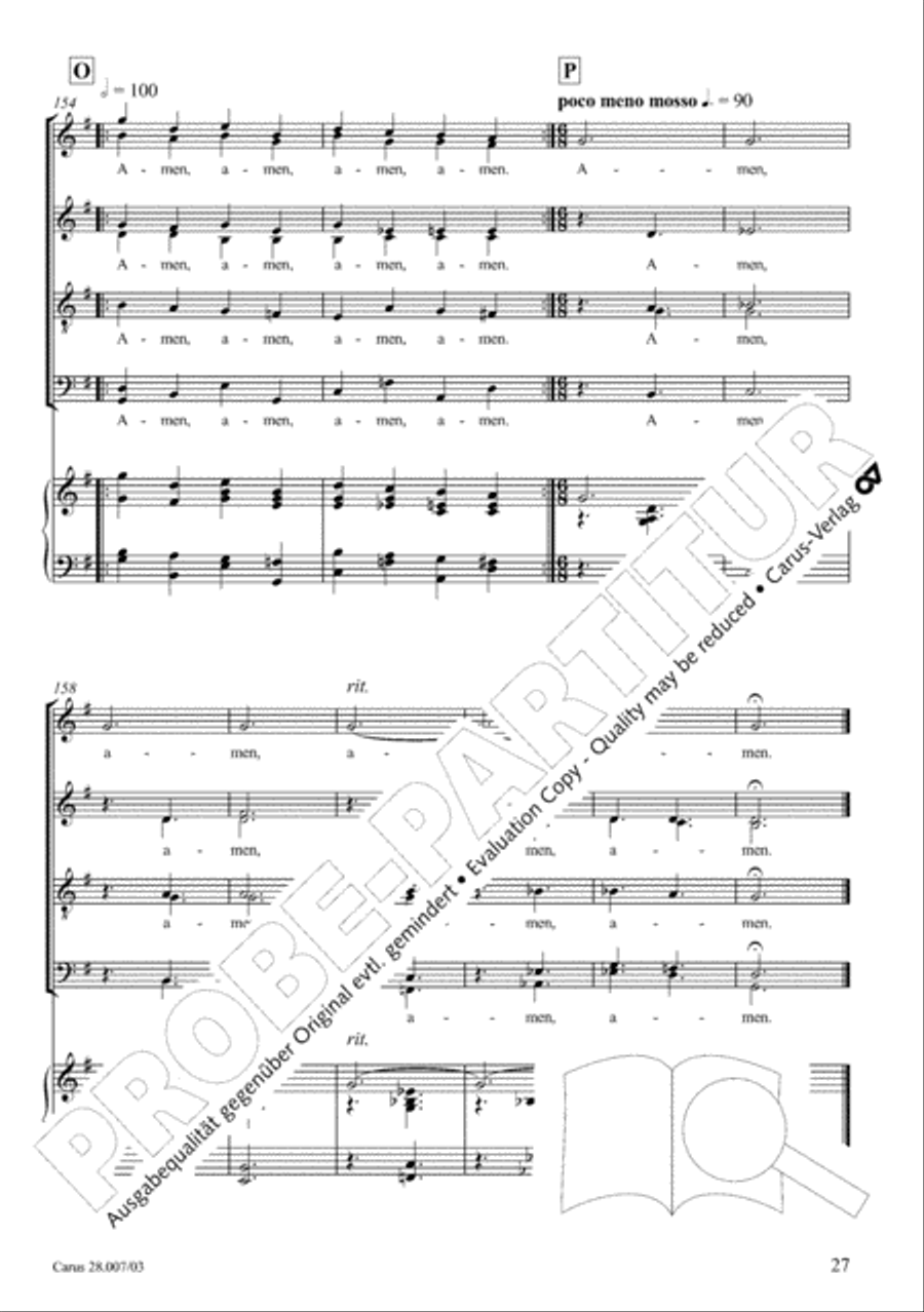 Missa latina Missa latina 4-Part scores gallery preview page 28