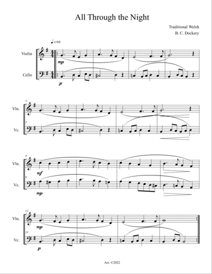 50 Christmas Duets for Violin and Cello 50 Christmas Duets for Violin and Cello String Duet scores gallery preview page 4