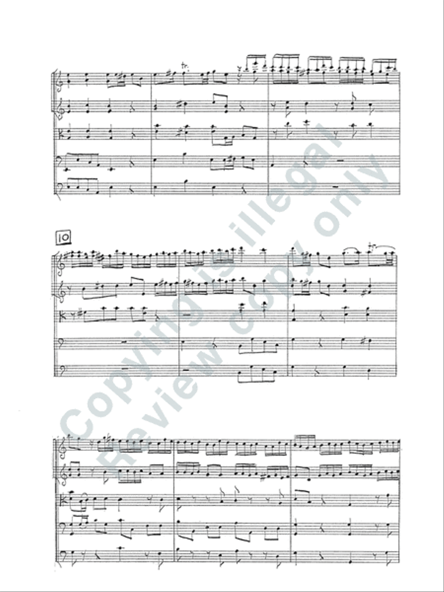 For Us a Child is Born (Additional String Orchestra Score) Choir scores gallery preview page 4