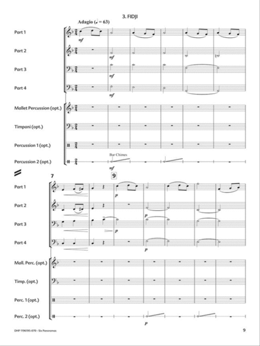 Six Panoramas Six Panoramas 4-Part scores gallery preview page 4