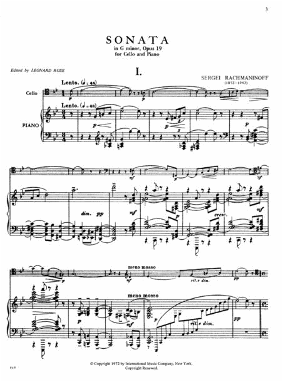 Sonata in G minor, Op. 19 Piano Accompaniment scores gallery preview page 3
