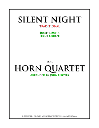 Book cover for Silent Night - French Horn Quartet