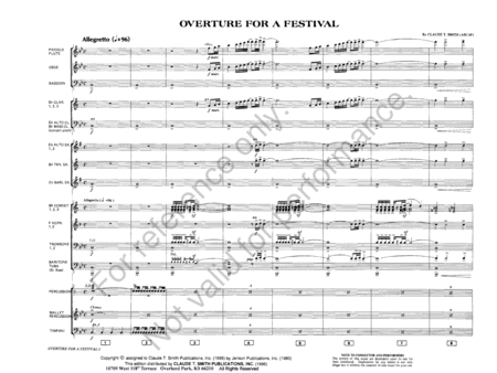 Overture For A Festival image number null