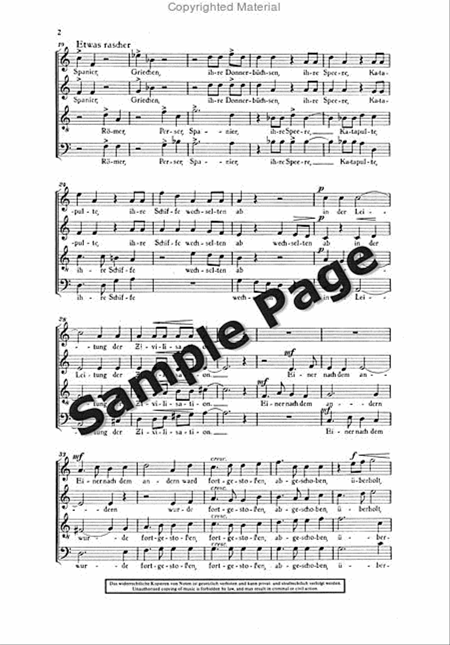 Guten Morgen Amerika 4-Part scores gallery preview page 3