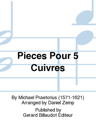 Pieces Pour 5 Cuivres