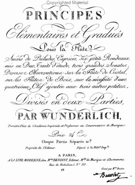 Methods & Treatises - Flute - Volume 2 - France 1800-1860