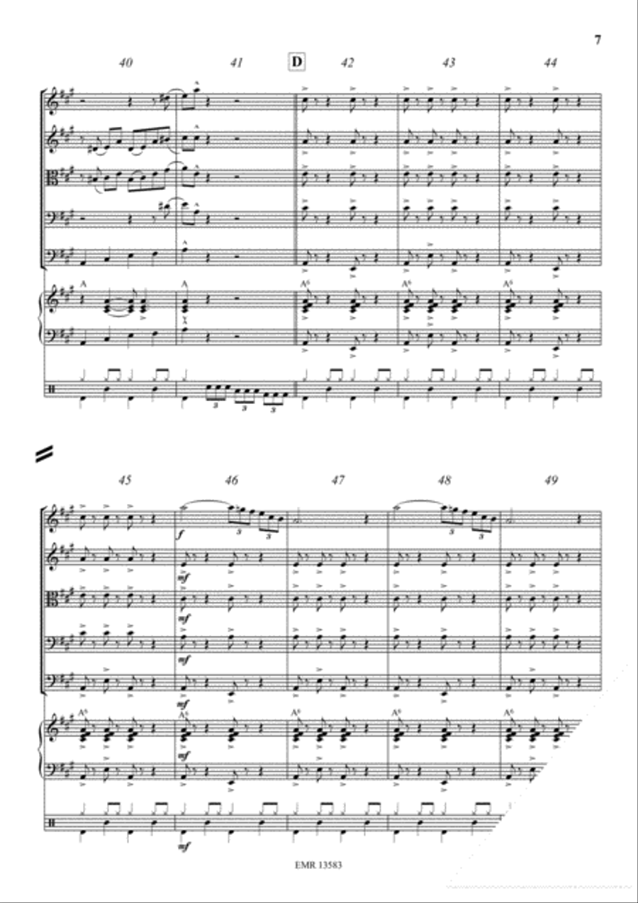 St. Louis Blues String Quintet scores gallery preview page 7