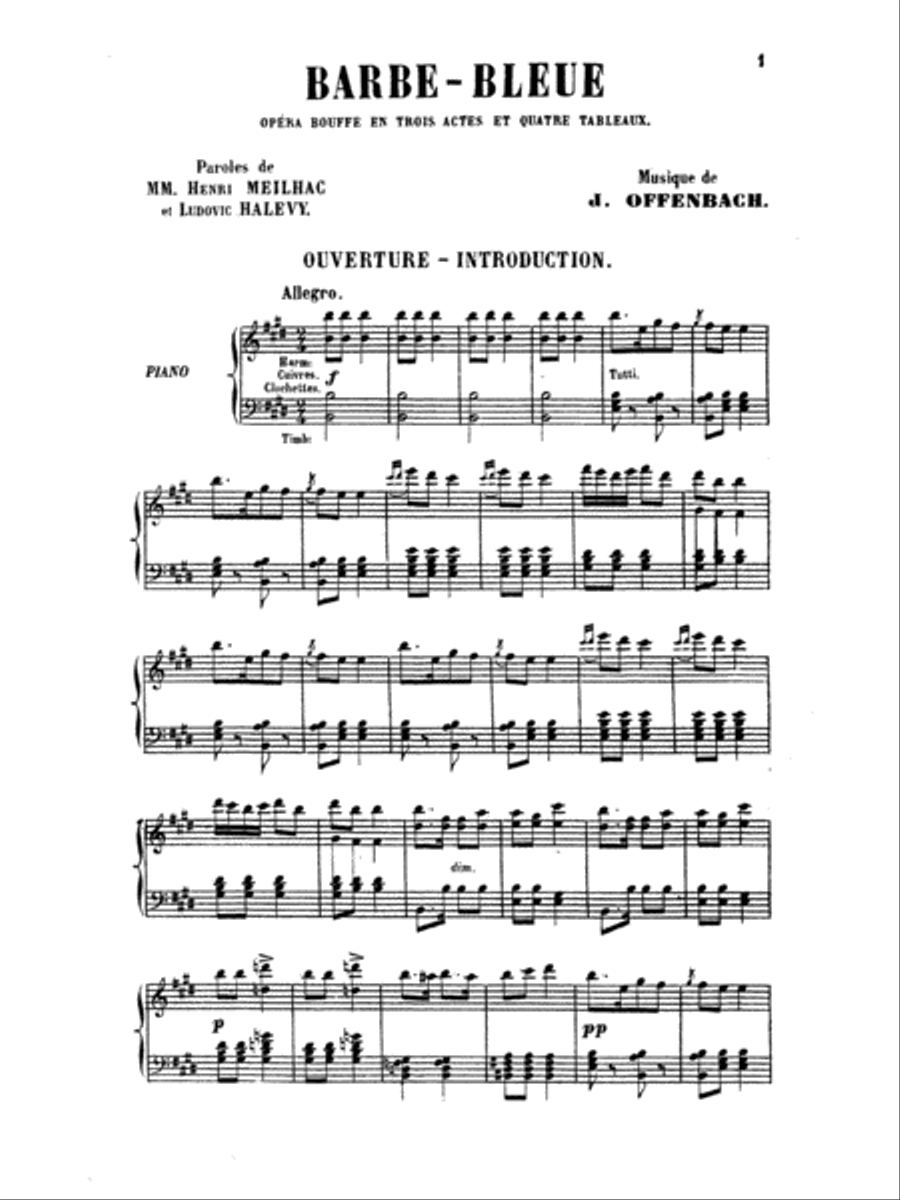 Barbe-Bleue Barbe-Bleue Voice scores gallery preview page 4