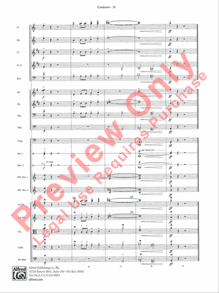 The Tempest Full Orchestra scores gallery preview page 21