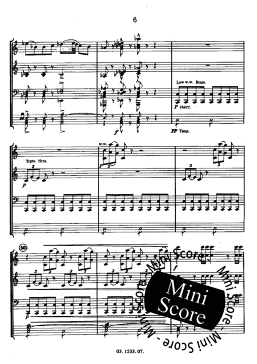 Rossini's Birthday Party Concert Band scores gallery preview page 10