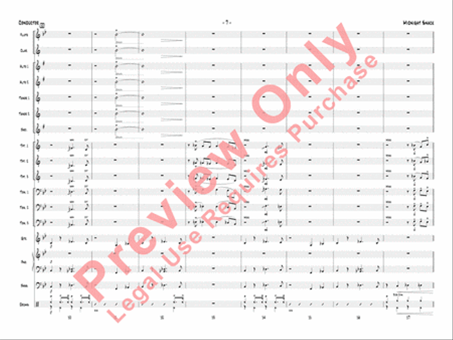 Midnight Snack Jazz Ensemble scores gallery preview page 10