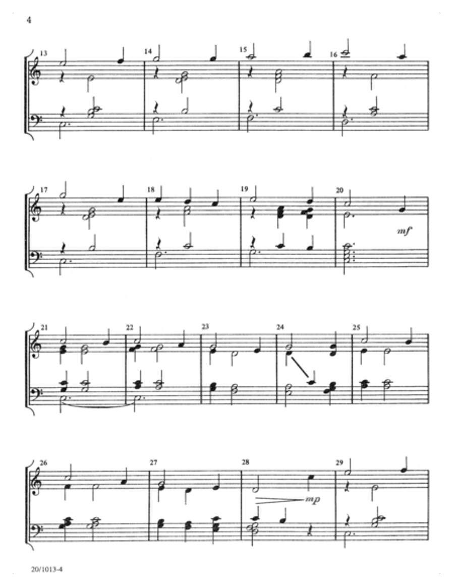 Sweet Hour of Prayer Sweet Hour of Prayer 3-Octaves scores gallery preview page 4