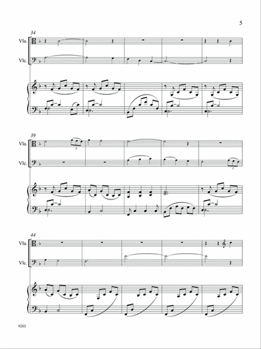 Amazing Grace B-Flat Clarinet scores gallery preview page 5