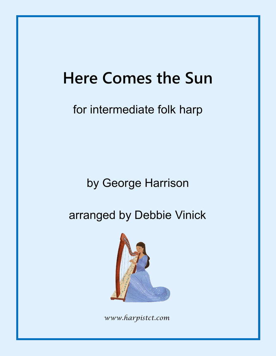 Here Comes The Sun Celtic Harp scores gallery preview page 1