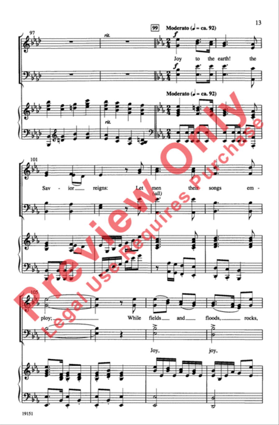 Sing Joy! Sing Joy! 4-Part scores gallery preview page 13