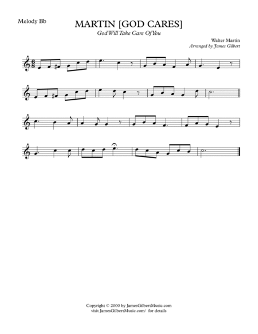 MARTIN (GOD CARES) Small Ensemble scores gallery preview page 6