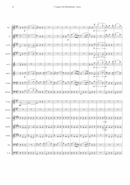 Die Mozartisten, Waltz Op. 196 for wind ensemble