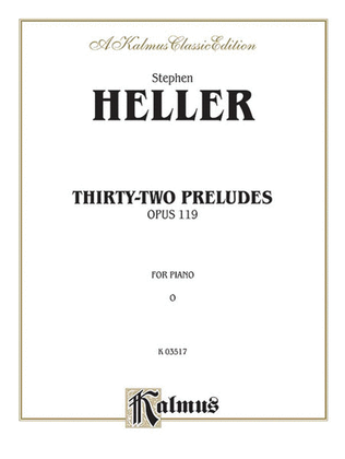 Book cover for Thirty-two Preludes, Op. 119