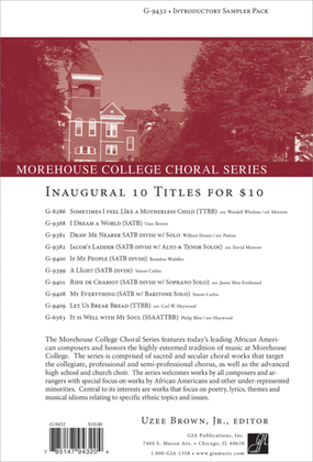 Book cover for GIA Series Sampler: Morehouse College Choral Series
