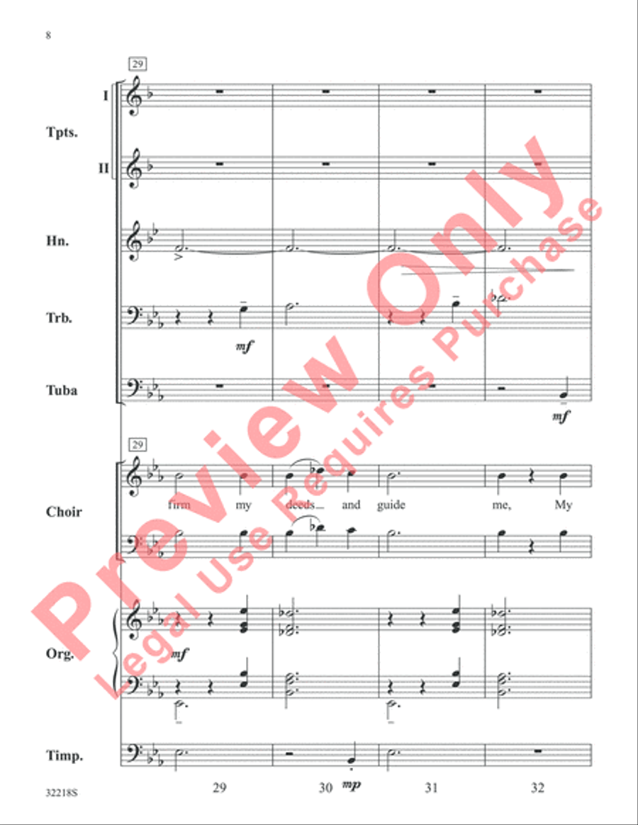 Awake, My Heart Choir scores gallery preview page 9