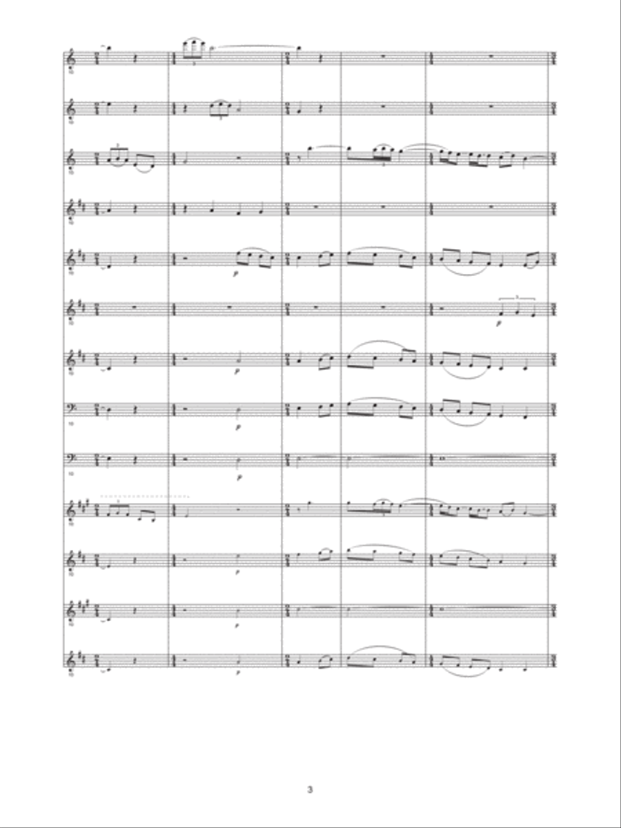England (Five Flags Suite) Concert Band scores gallery preview page 4