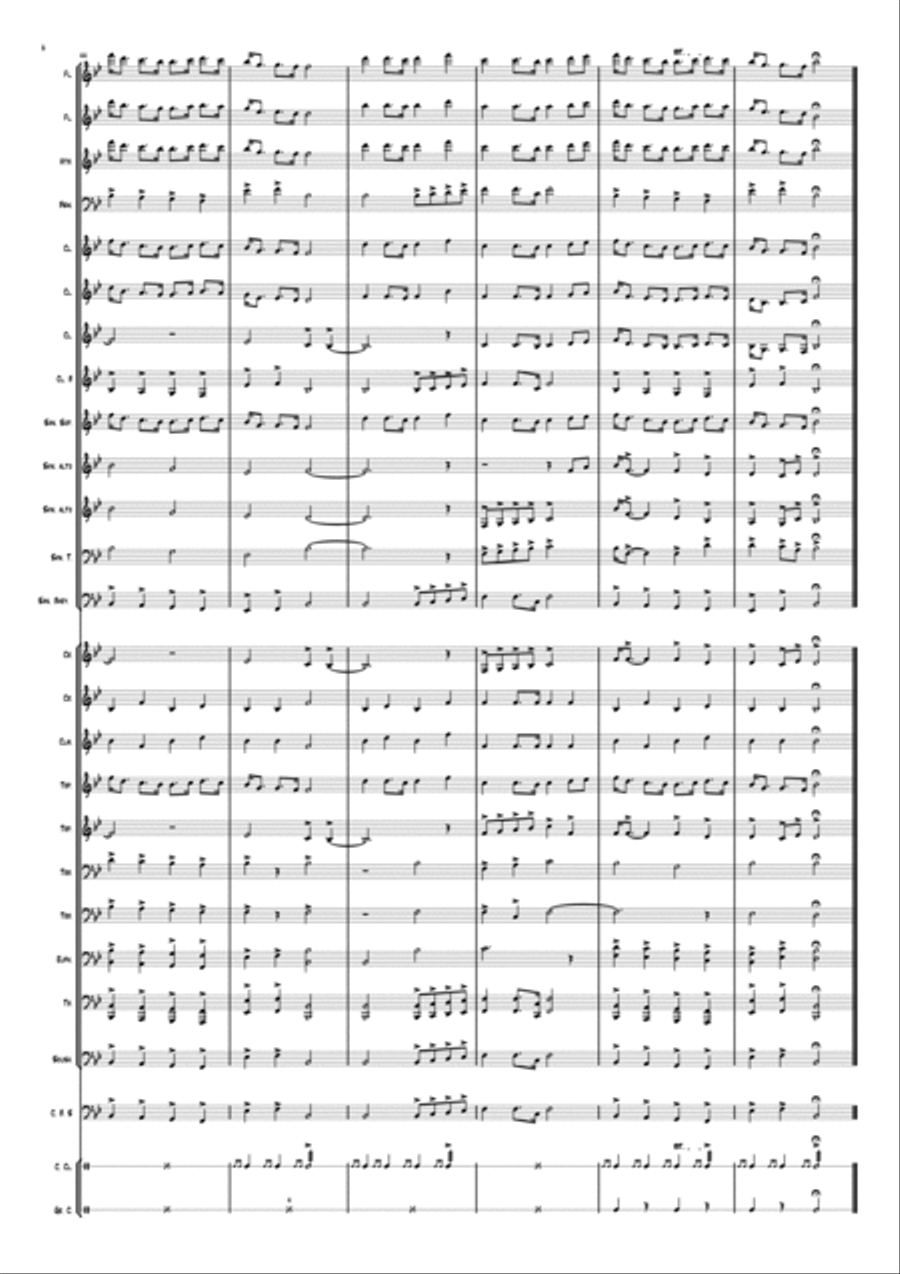 La marche de Robert Bruce Concert Band scores gallery preview page 6