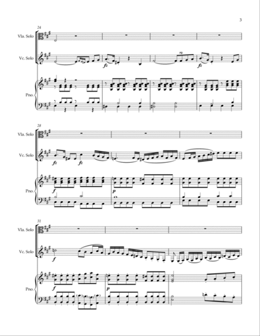 Adagio: Due Soli Strumenti a Corda String Duet scores gallery preview page 3