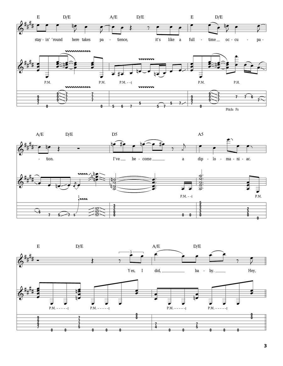 A Lil' Ain't Enough A Lil' Ain't Enough Acoustic Guitar scores gallery preview page 3
