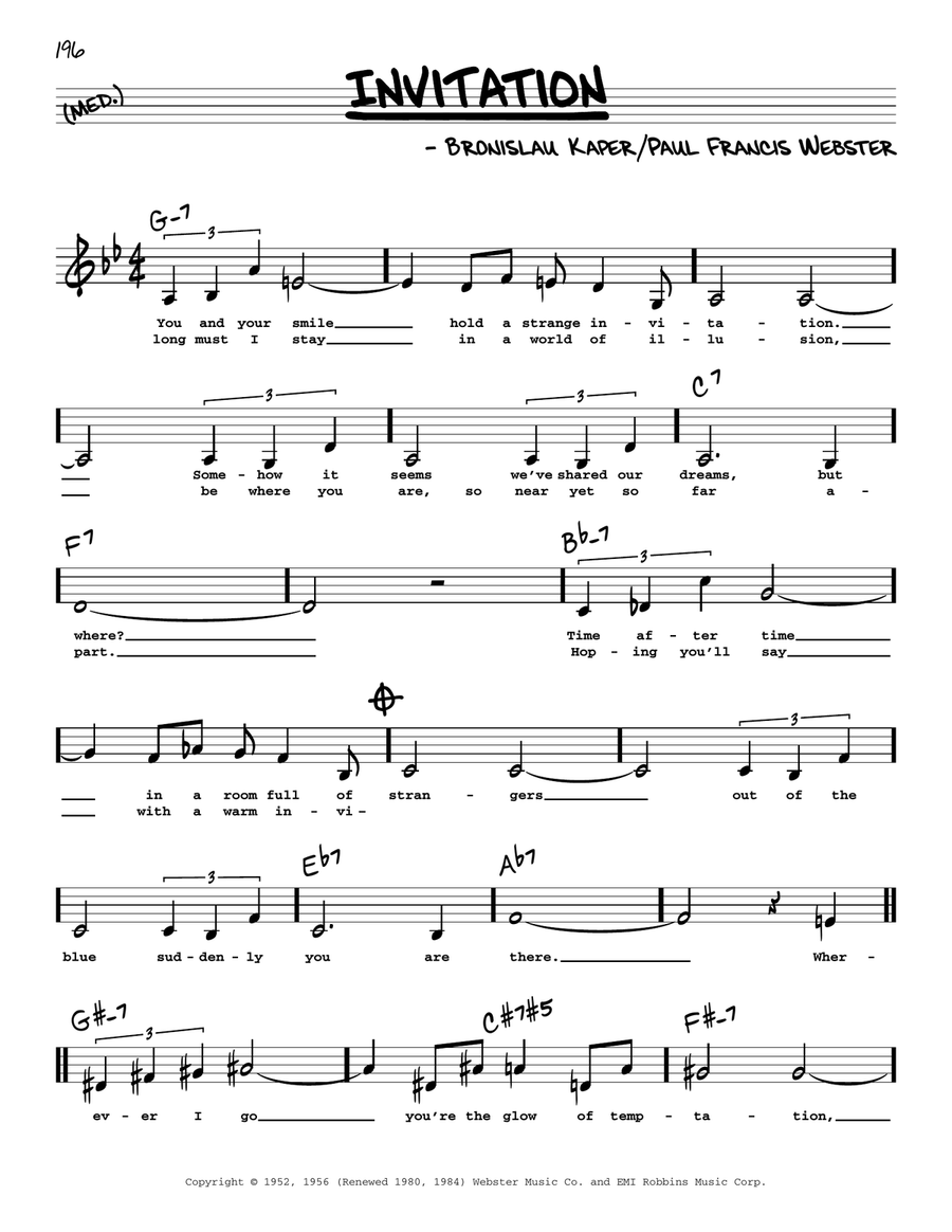 Invitation (Low Voice) Low Voice scores gallery preview page 1