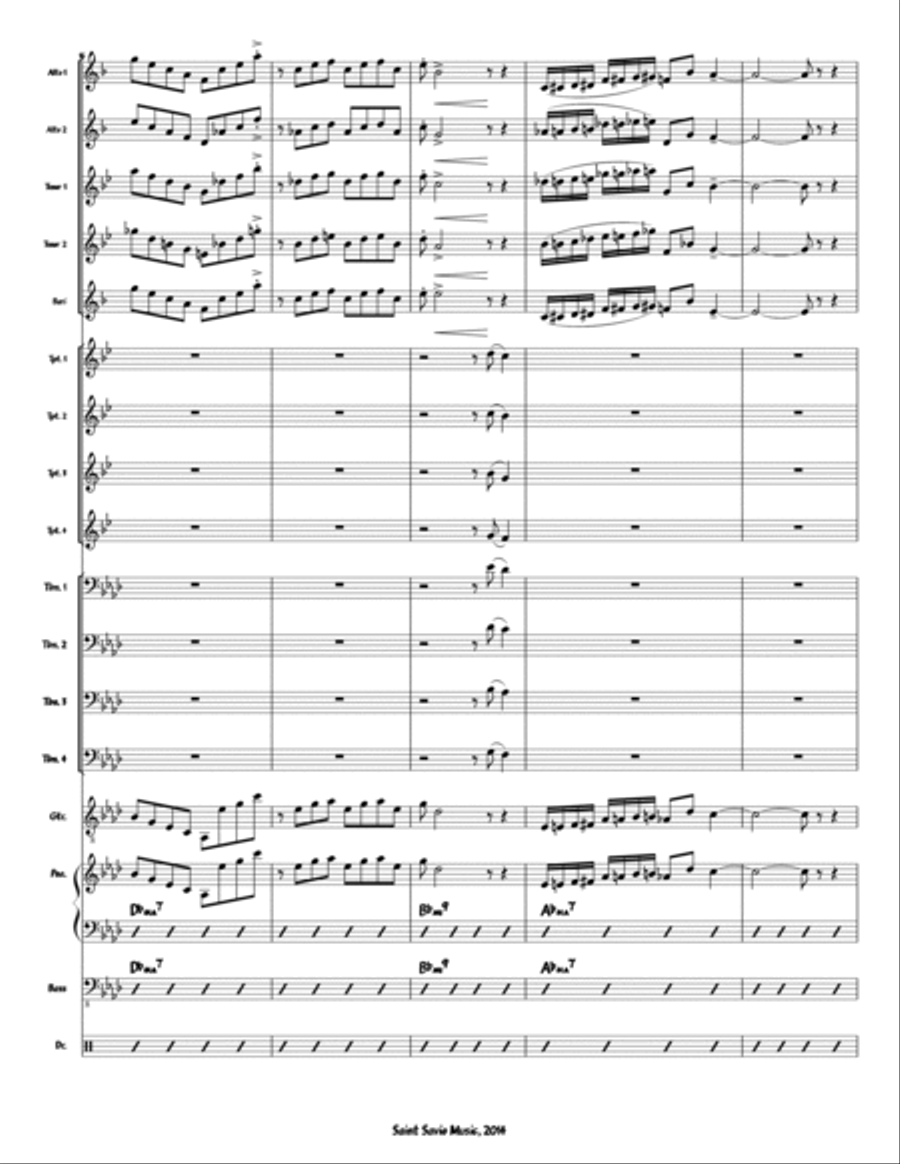 The Teller The Teller Jazz Ensemble scores gallery preview page 5