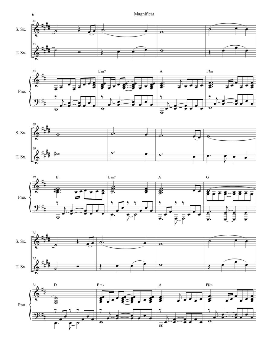 Magnificat Woodwind Duet scores gallery preview page 6