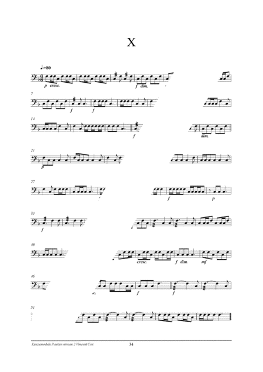Percussion Modular: Pauken 2 Percussion scores gallery preview page 35