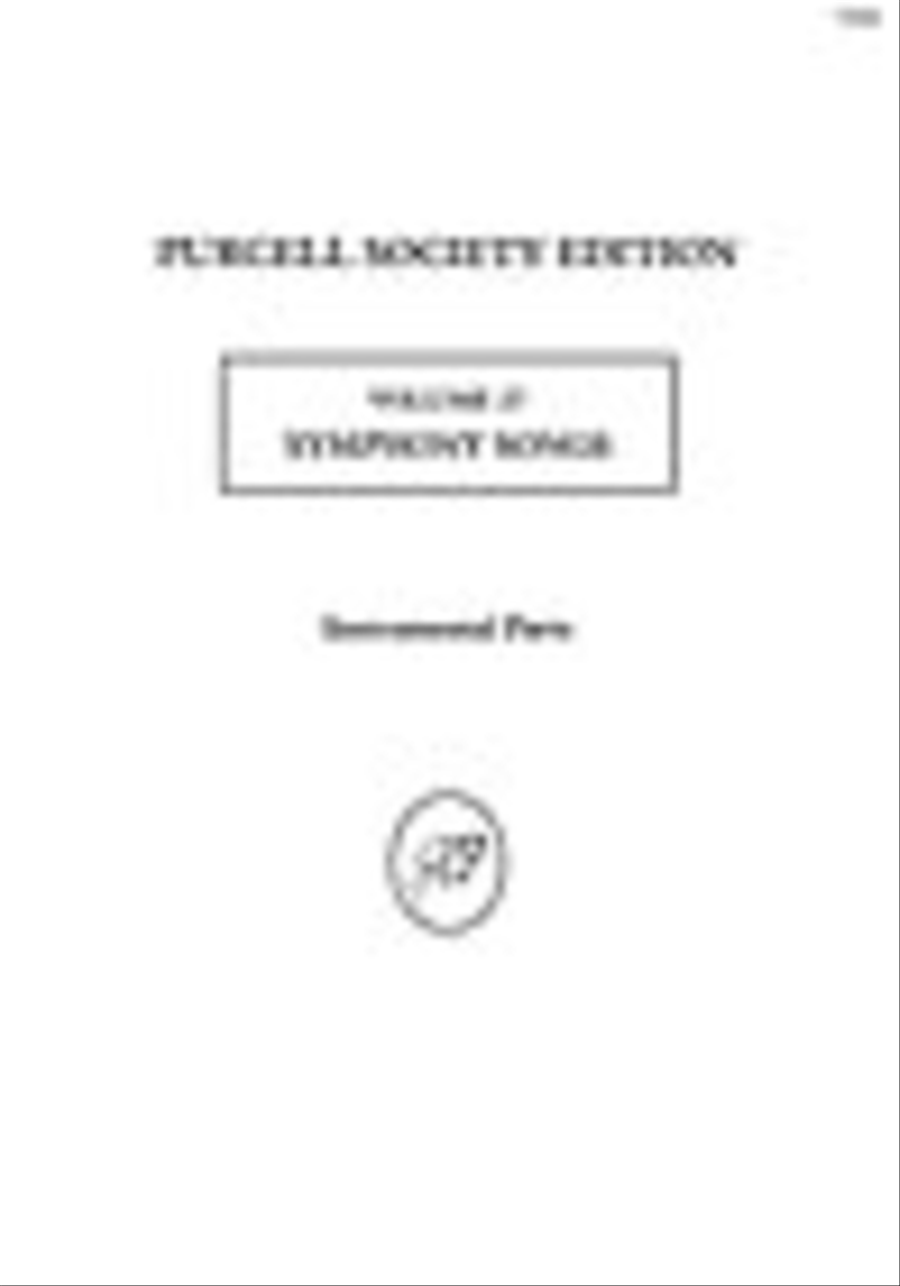 Symphony Songs. Instrumental Parts Set of Parts scores gallery preview page 1