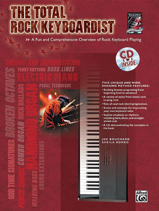 Book cover for The Total Rock Keyboardist