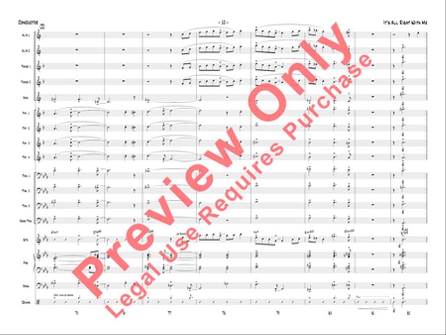 It's All Right with Me Jazz Ensemble scores gallery preview page 13