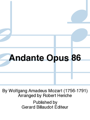 Andante Opus 86