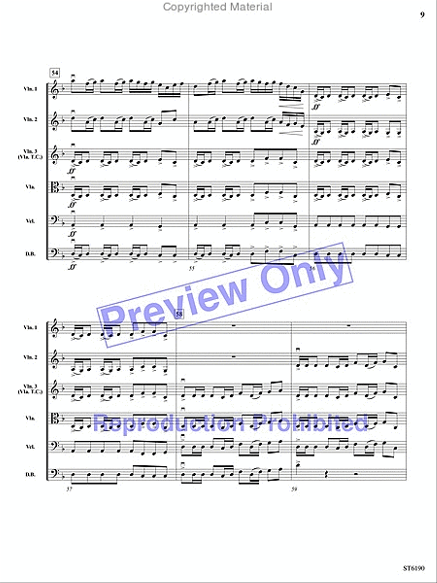 Lion City String Orchestra scores gallery preview page 8